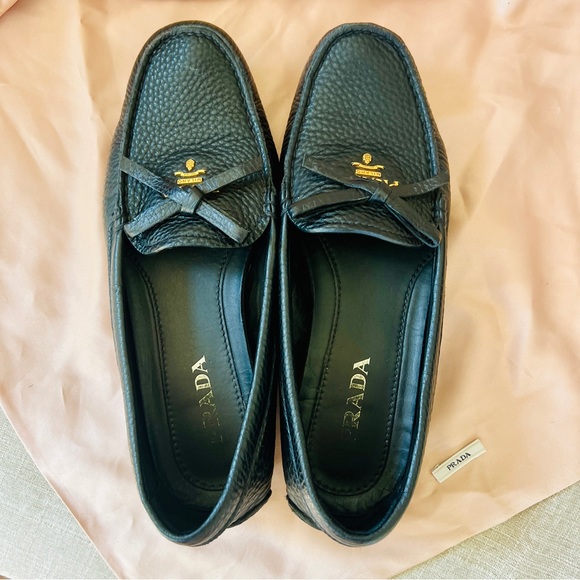 Prada Shoes - PRADA | loafers black leather, very good condition, size 36 1/2